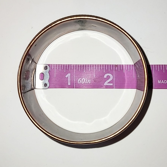 3 COPPER & MIXED METAL BANGLE BRACELETS - MADE IN INDIA - Picture 8 of 9